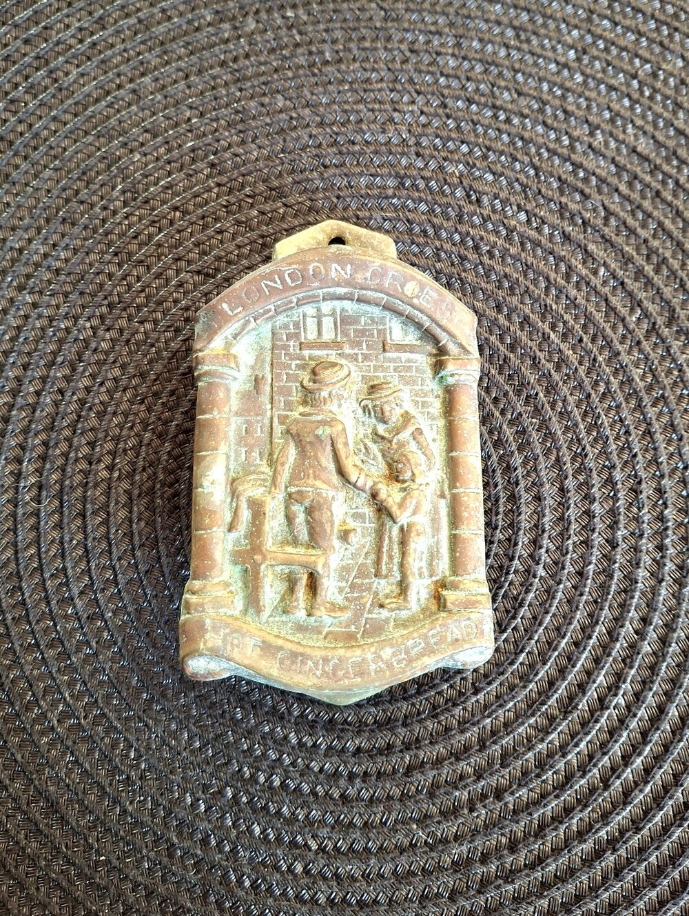 Antique 1910-1930 Cast Brass Door Knocker